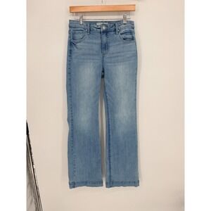 Risen Jeans Straight Leg 9/29 Light Blue High Rise Coastal Boho Aesthetic